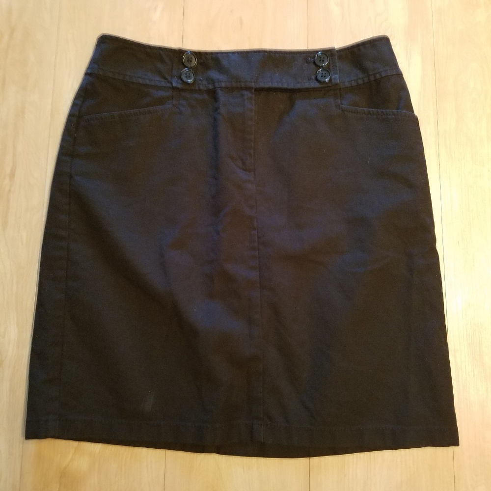 Ann Taylor Black Pencil Skirt